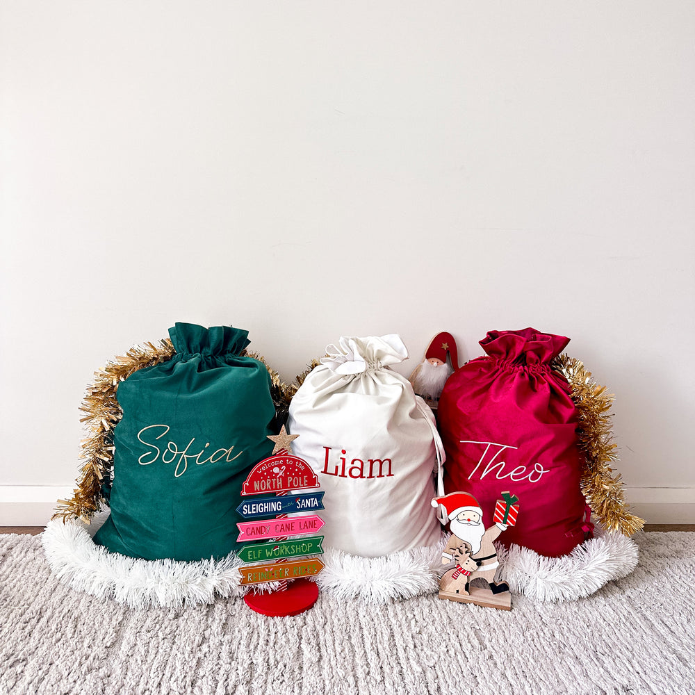 
                  
                    PERSONALISED | VELVET SANTA SACK
                  
                