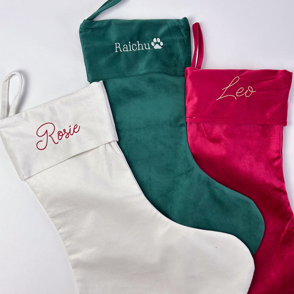 
                  
                    PERSONALISED | VELVET SANTA STOCKING
                  
                