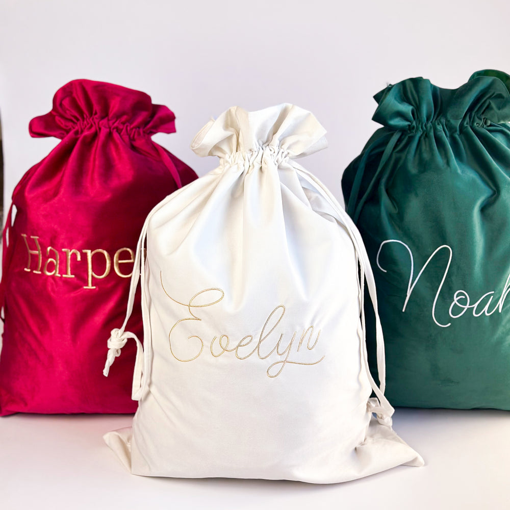 
                  
                    PERSONALISED | VELVET SANTA SACK
                  
                