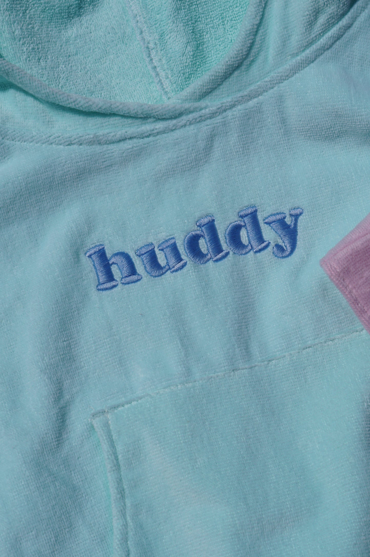 PERSONALISED | KIDS HOODED BEACH TOWEL (MINT)